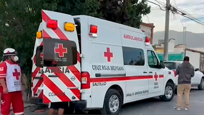 Ambulancia Cruz Roja en Saltillo