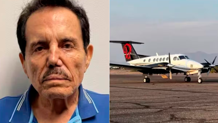 Avión en el que capturaron a El Mayo Zambada