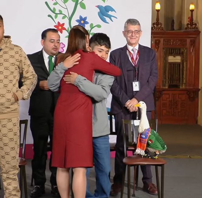 Claudia Sheinbaum y Cristian