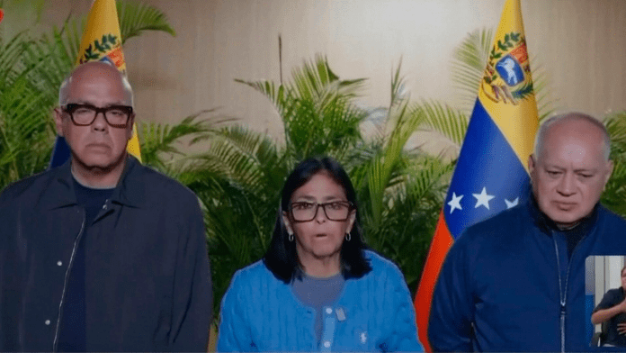 Delcy Rodríguez declara estado de emergencia