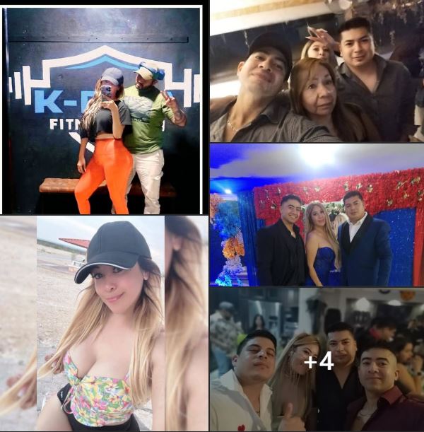 Fotos de Édgar con su hermana Laura