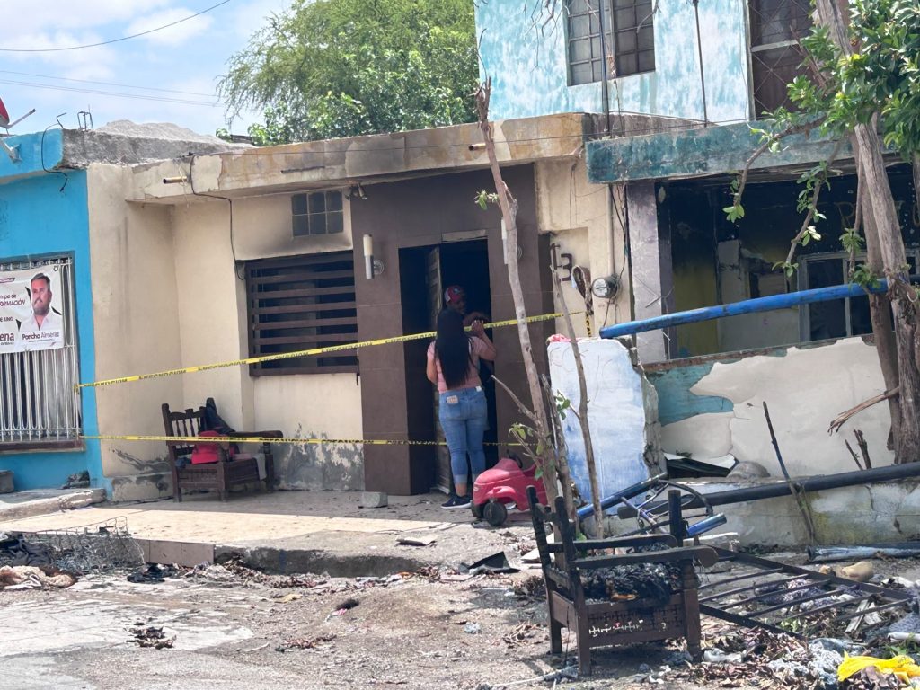 Incendio en vivienda de la colonia Primero de Mayo deja daños materiales