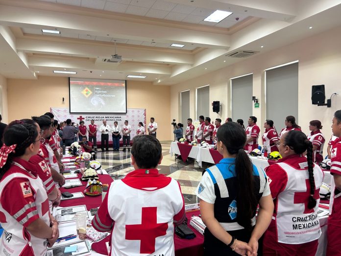 Inicia Cruz Roja curso especializado para paramédicos sobre atención de emergencias mayores