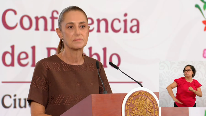 La presidenta Claudia Sheinbaum