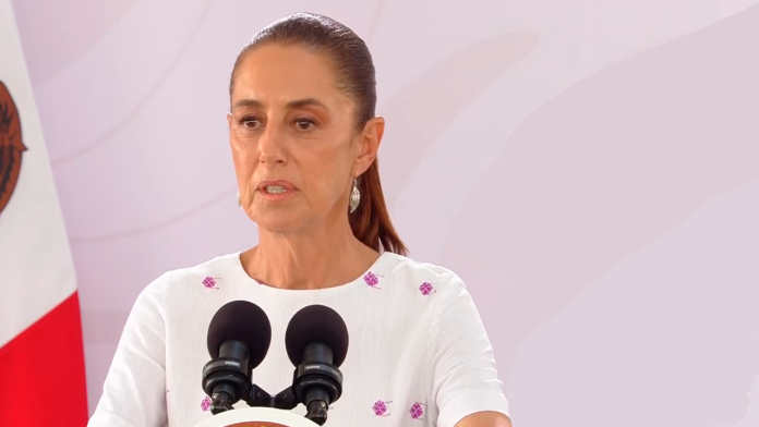 La presidenta Claudia Sheinbaum