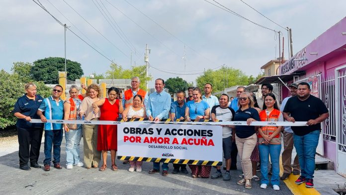 Fortalece Emilio de Hoyos la infraestructura vial en la colonia San Antonio