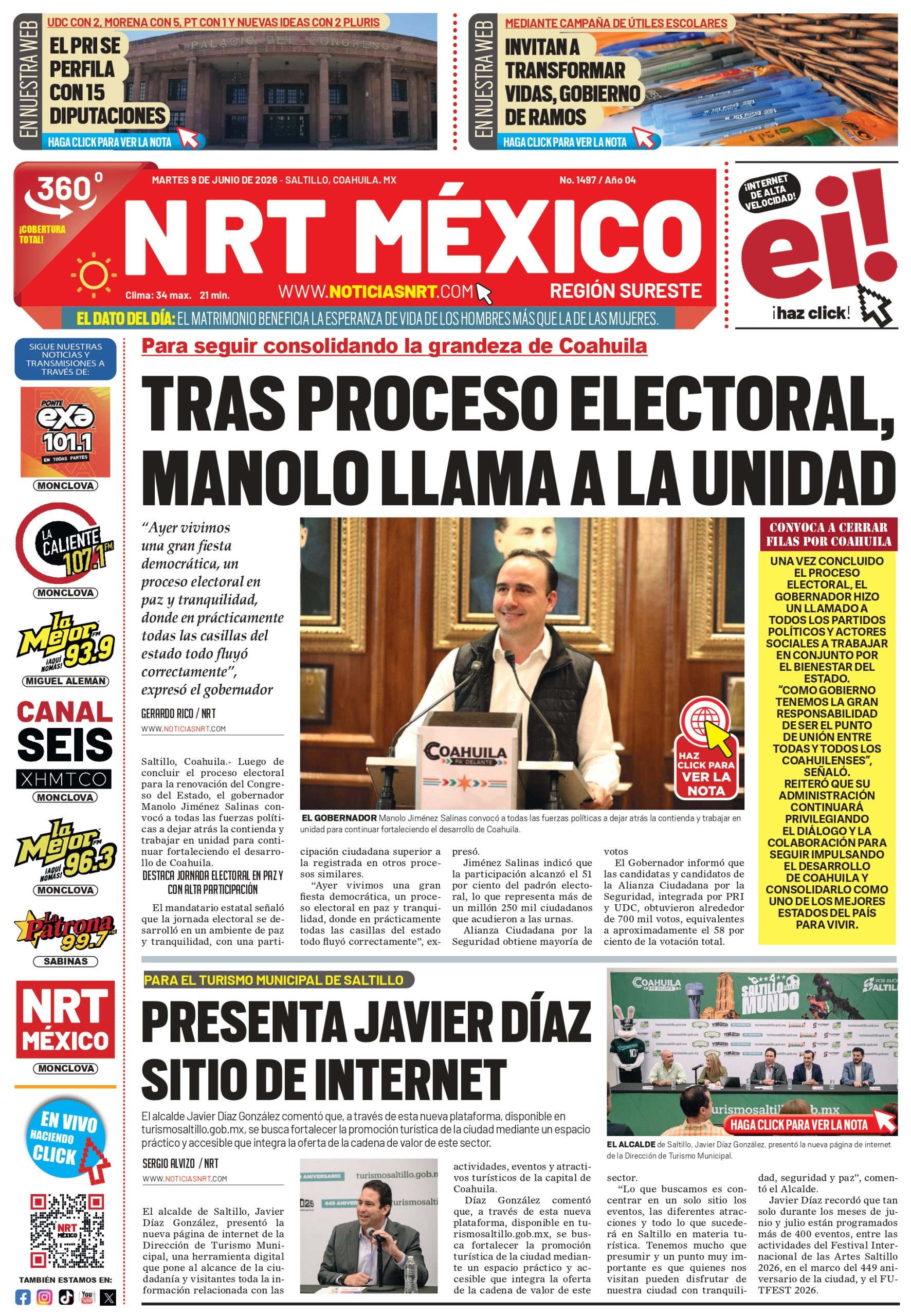 Portada NRT México Región Sureste 09 06 2026