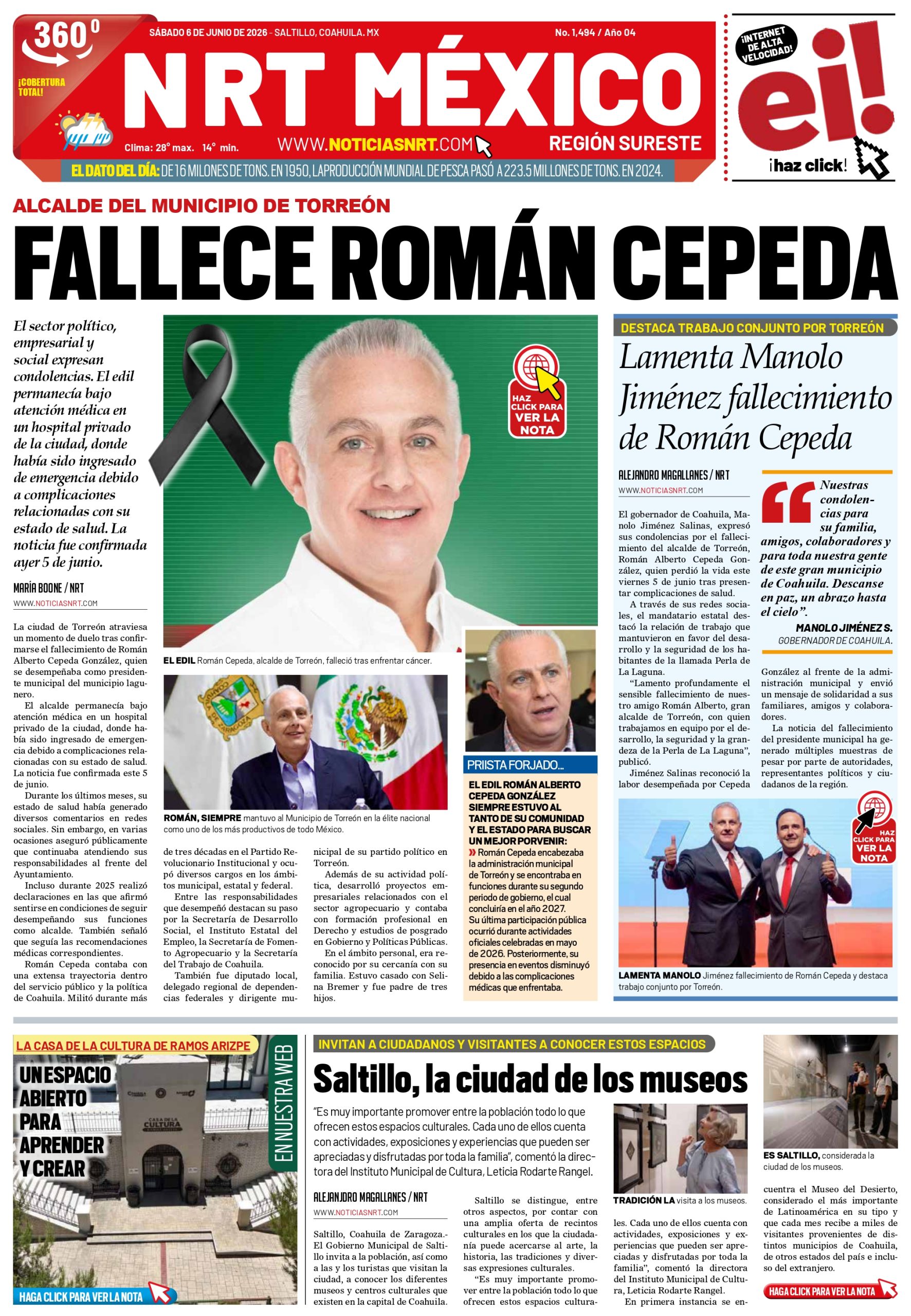 Portada NRT México Región Sureste 06 junio 2026
