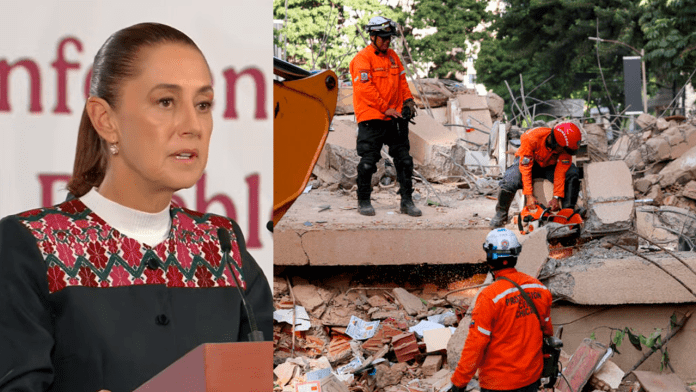 Sheinbaum envía equipo de rescatistas a Venezuela