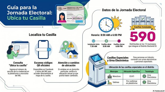 Ubica tu casilla”: INE llama a consultar con anticipación dónde votar este 7 de junio