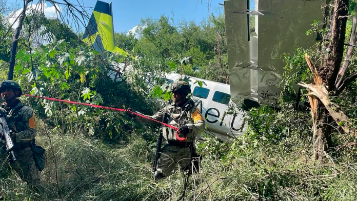 Cae avioneta que salió de Piedras Negras