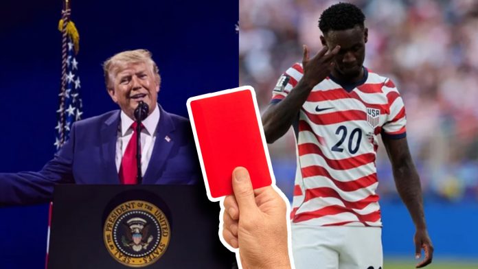 Donald Trump interviene ante la FIFA por la sanción de Folarin Balogun con tarjeta rojaDonald Trump interviene ante la FIFA por la sanción de Folarin Balogun con tarjeta roja