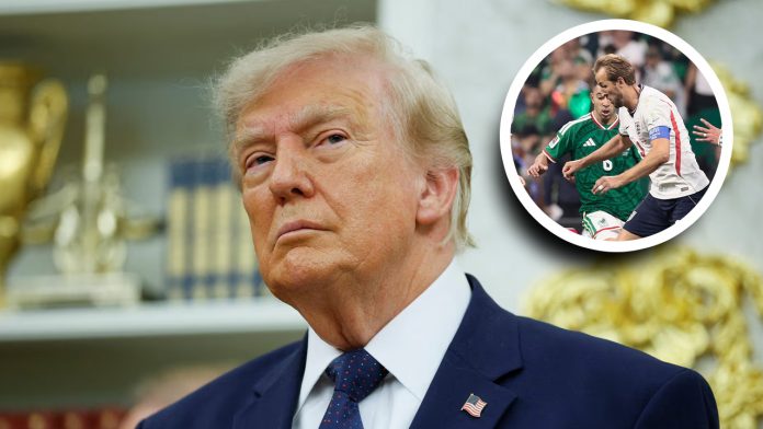 Donald Trump reacciona al partido México vs Inglaterra