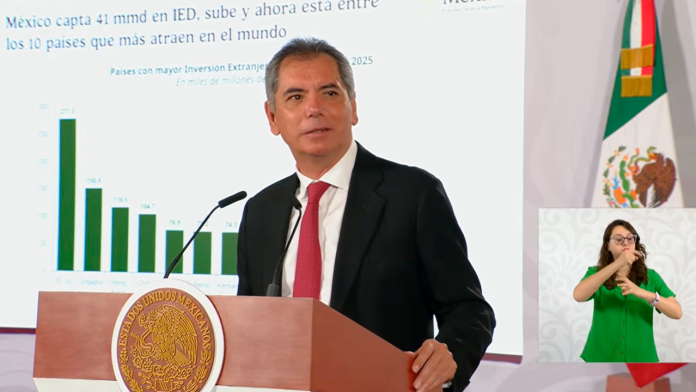 El secretario de Hacienda y Crédito Público (SHCP), Édgar Amador Zamora