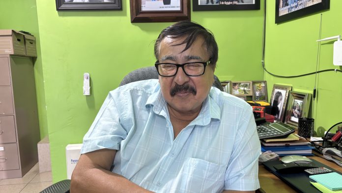 Javier Hernández del Ángel, dirigente del sindicato de Trabajadores del Transporte Público en la Región Centro.