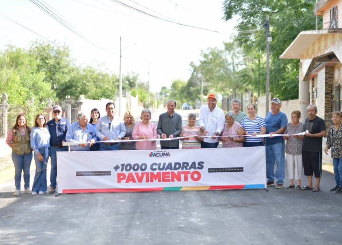 Inaugura Municipio obra de pavimentación en beneficio de mas de 200 de habitantes