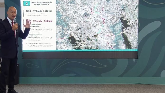 Jesús Esteba presenta el progreso de las obras de infraestructura en el Edomex