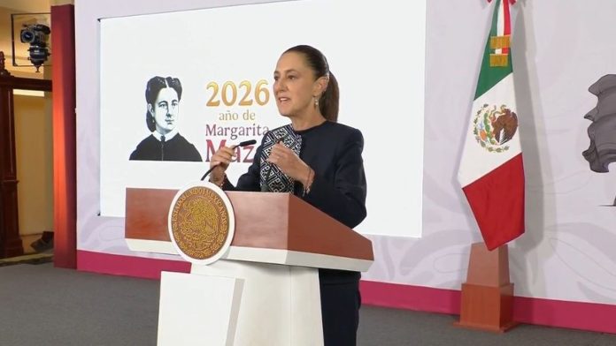 La presidenta Claudia Sheinbaum