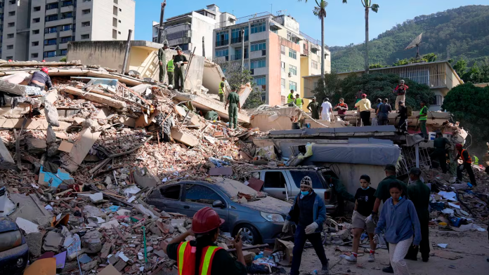 Sube a 2 mil 645 la cifra de muertos por terremotos en Venezuela