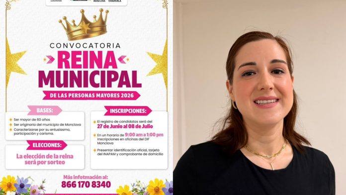 DIF abre convocatoria para elegir a la Reina del Adulto Mayor de Monclova 2026