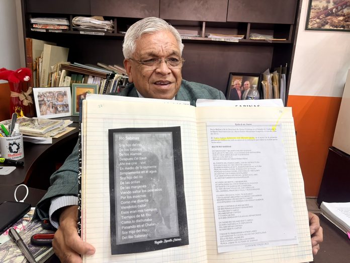 Río Sabinas volverá a retomar su fuerza, asegura historiador Ramiro Flores