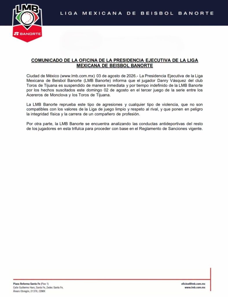 COMUNICADO LMB