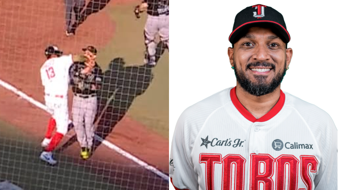 Adelantan que Danry Vázquez sería dado de baja de Toros de Tijuana y expulsado de por vida de la LMB