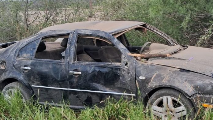 Fuerte accidente en carretera Monclova-Candela deja cinco lesionados