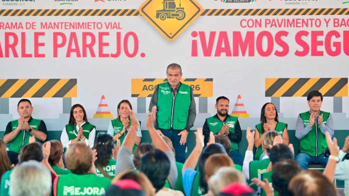 MARS ATIENDE REZAGO EN PAVIMENTACIÓN AL SURORIENTE DE TORREÓN CON EL ROGRAMA “A DARLE PAREJO”