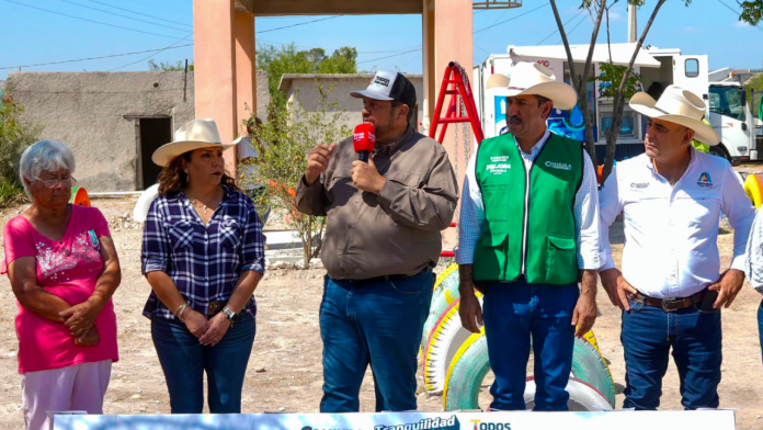 Mejora abasto de agua en Ojo Caliente con nueva línea de conducción