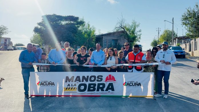 Beneficia nueva pavimentación a 320 habitantes de la colonia Evaristo Pérez Arreola