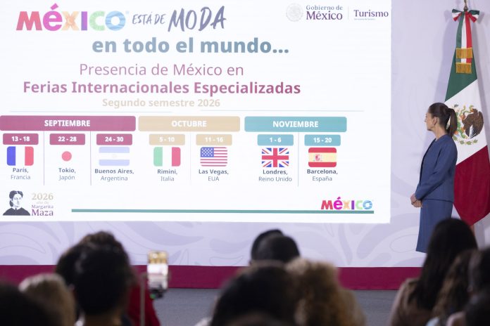 Claudia Sheinbaum destaca récord histórico de 51.1 millones de viajeros internacionales en primer semestre del 2026; es 7.7% más que en 2025