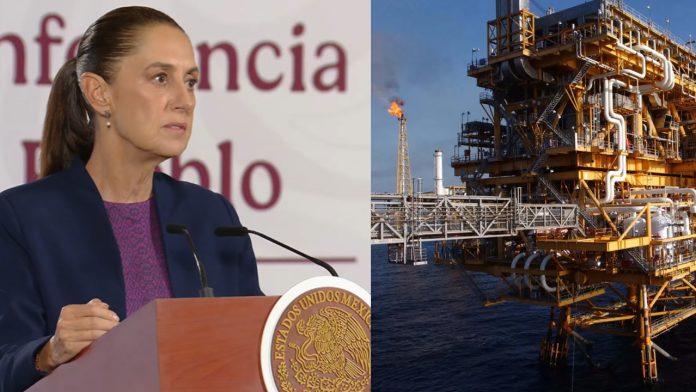 Sheinbaum confirma acuerdo Pemex y Petrobras para exploración en el Golfo