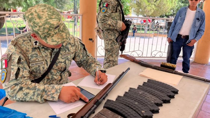 Arrancó el Canje de Armas 2026 en Múzquiz.