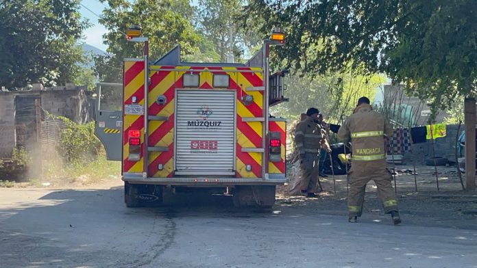 incendio dentro de una vivienda de la colonia 28 de Noviembre en Múzquiz; no hubo personas lesionadas.