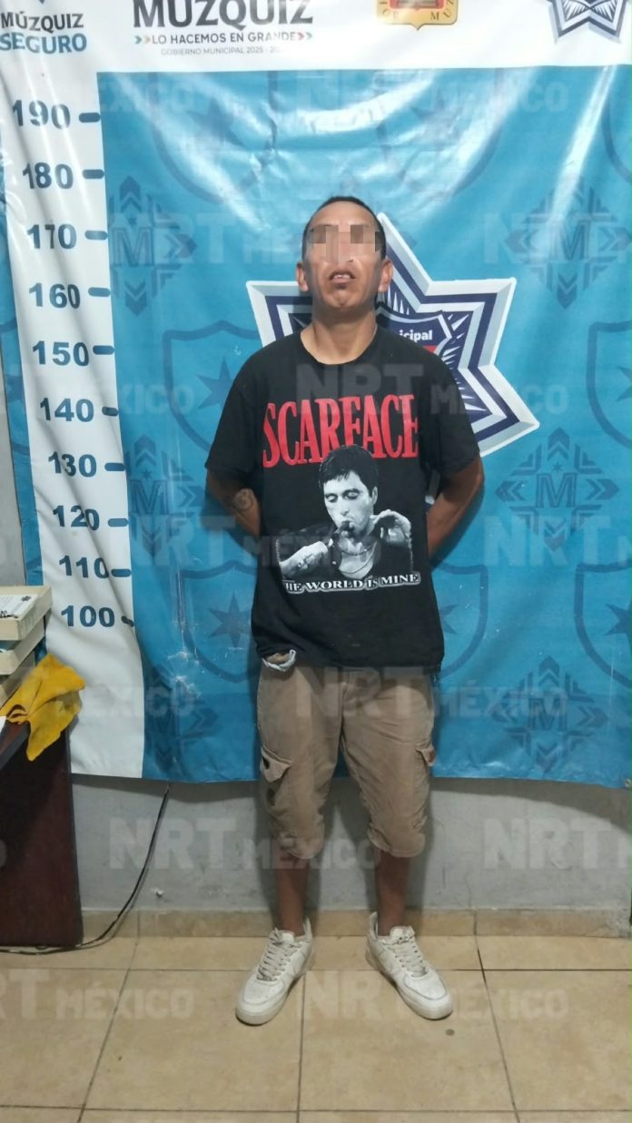 Detienen a César Alejandro “N” por su probable participación en la riña de La Ensabinada, donde resultaron lesionadas dos personas, entre ellas un menor.