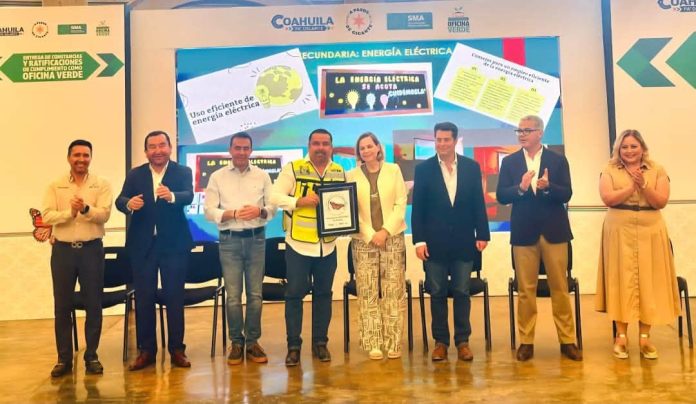 Obtiene Acuña por segundo año consecutivo la Categoría Diamante del Programa Oficina Verde