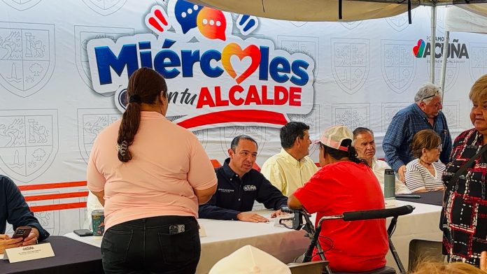 Regresa ‘’miércoles con tu alcalde’’ para atender directamente a los acuñenses