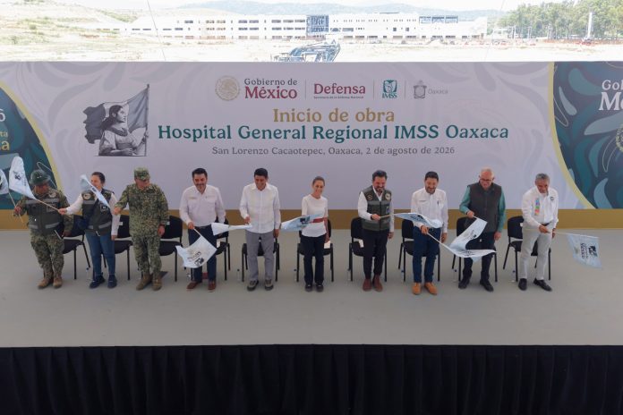 Claudia Sheinbaum encabeza inicio de obra de Hospital General Regional IMSS Oaxaca y anuncia uno nuevo del IMSS Bienestar