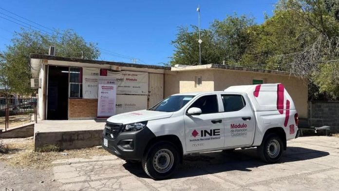 Regresa módulo del INE a Sabinas