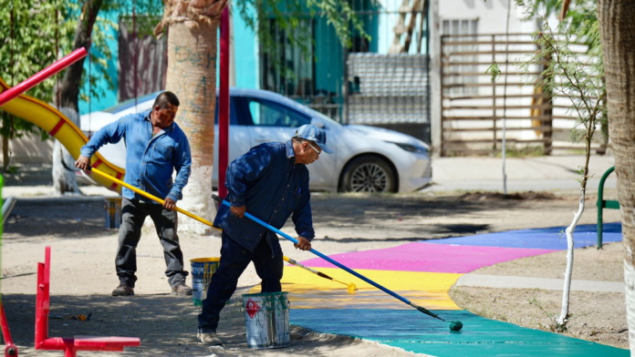 AVANZA RECUPERACIÓN DE ESPACIOS PÚBLICOS EN TORREÓN CON 71 PLAZAS REHABILITADAS