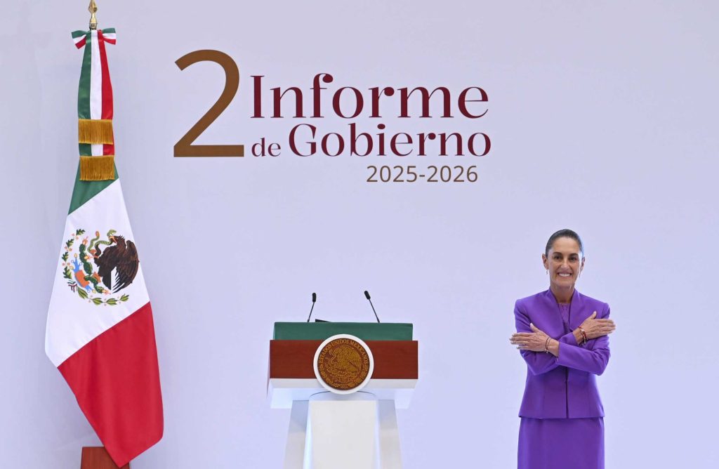 Claudia Sheinbaum en su Segundo Informe de Gobierno