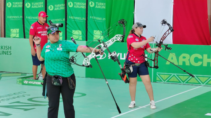 Dafne Quintero conquista plata para México en la Copa Mundial de Tiro con Arco en Saltillo