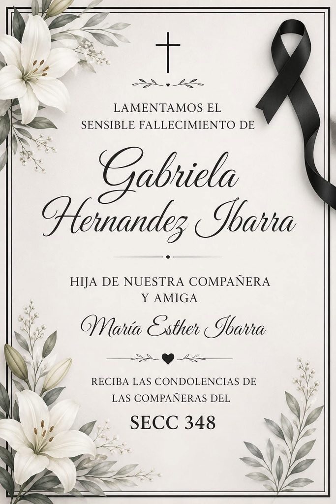 Gabriela Hernández Ibarra tenía