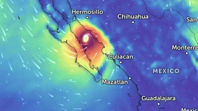 Huracán Polo cambia de trayectoria: Amenaza con impactar Baja California Sur y Sonora