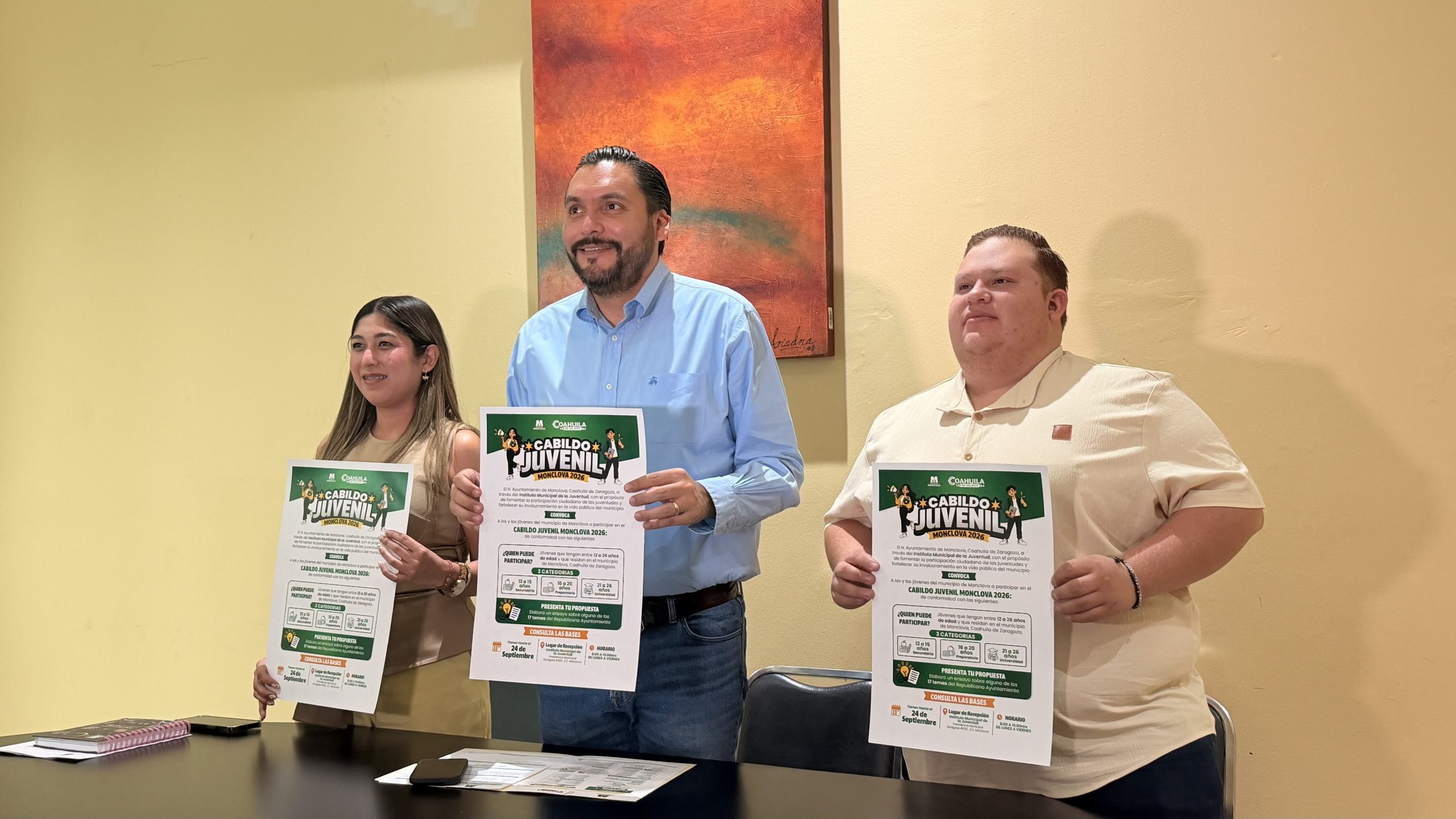 Convocan a jóvenes de Monclova a participar en el primer Cabildo Juvenil 2026