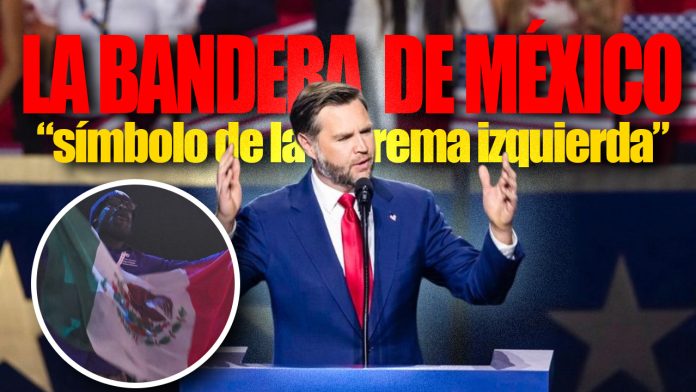 JD Vance arremete contra manifestante con bandera de México en Dallas