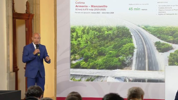 Jesús Esteva detalla avances en la construcción de caminos prioritarios: SICT
