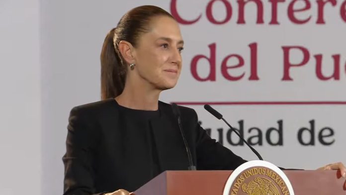 La presidenta Claudia Sheinbaum