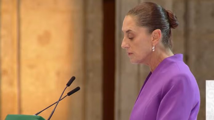 La presidenta Claudia Sheinbaum